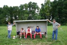 Lavika domcch, trenr Duan Dominik ve svm typickm postoji.