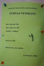 Takto vypadala pozvnka na turnaj vetern.