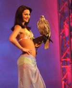 Po soutěži Eliška přiznala, že měla z tohoto dravce obavy.